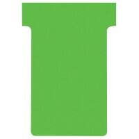 Nobo T-Steckkarten 2 Grün 6 x 8,5 cm 100 Stück