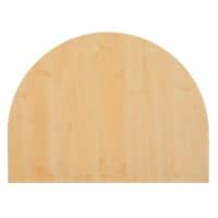 Hammerbacher Erweiterungsplatte Matrix Ahorn 600 x 800 x 720 mm