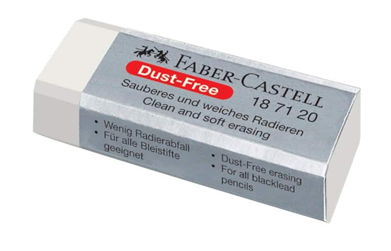 Faber-Castell Dust-free Radierer Weiß  