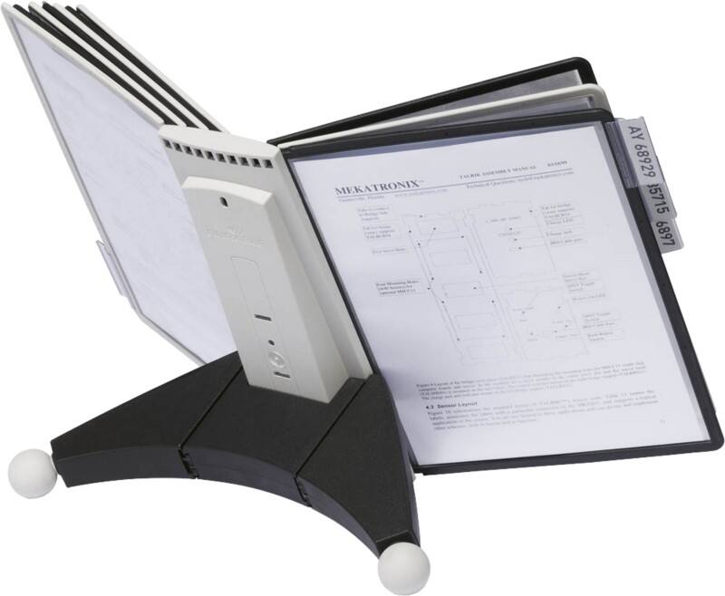 DURABLE Sherpa Sichttafelsystem 10 Flächen DIN A4 Kunststoff Schwarz