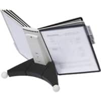 DURABLE Sichttafelsystem Sherpa 5632 DIN A4 Schwarz Kunststoff 26 x 10 x 38,5 cm