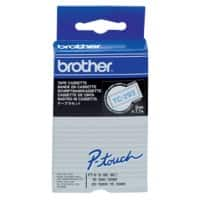 Brother TC-293 Authentic Schriftband Selbstklebend Blauer Druck auf Weiß 9 mm x 7.7m