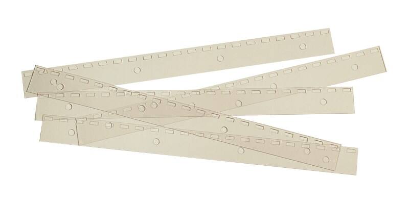 GBC Heftstreifen CombBind DIN A4 25 Blatt PVC (Polyvinylchlorid) Transparent 100 Stück