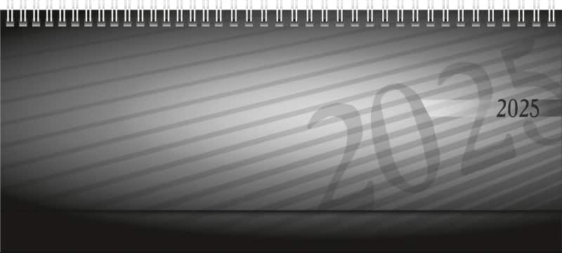 Rido ide Schreibtisch-Kalender 2026 1 Woche auf 2 Seiten Schwarz Deutsch 30,7 cm
