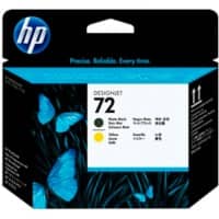 HP 72 Original Druckkopf C9384A Gelb, Matt Schwarz