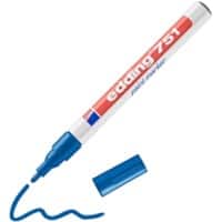 edding 751 Lackmarker Fein Rundspitze Blau