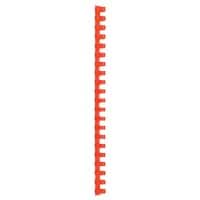 GBC Polyvinylchlorid Plastikbinderücken Rot 16 mm 145 Blatt DIN A4 100 Stück