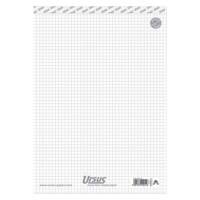 Ursrus Style Weiß A4 oben gebunden Papierumschlag Notizblock quadratisch 50 Blatt