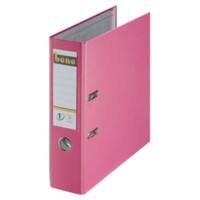 Bene No.1 Power Ordner DIN A4 80 mm Rosa 2 Ringe 291400 PP (Polypropylen) Glatt Hochformat