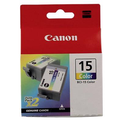 Canon BCI-15C Original Tintenpatrone 8191A002 Cyan, magenta, gelb 2 Stück Duopack