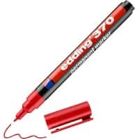 edding 370 Rundspitze Permanentmarker Rundspitze 1 mm Rot