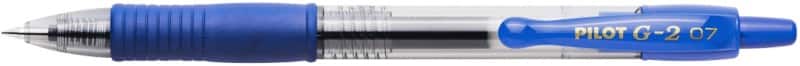 Pilot G2 Einziehbar Gelschreiber Blau 0.4 mm Mittel Kegelförmig Nachfüllbar 70% Recycelt
