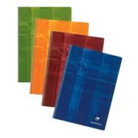 Clairefontaine A4 Drahtgebunden Farbig sortiert Laminiert Pappe Cover Notizbuch Liniert 50 Blatt