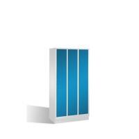 C+P Garderobenschrank 8020 Lichtgrau, Lichtblau 900 x 500 x 1.800 mm
