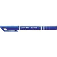 STABILO SENSOR Fineliner 0.3 mm Nadelspitze Blau Sensor 189