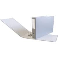 Biella Breit Ordner DIN A3 80 mm Grau 2 Ringe 12035800U Kunststoff Querformat