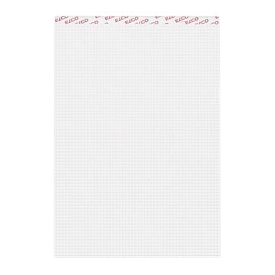 Elco Notizblock DINA4 Kariert Geleimt Weiß Perforiert 200 Seiten 10 Stück à 100 Blatt