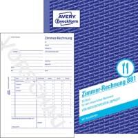 AVERY Zweckform Zimmerrechnungsbuch 881 DIN A5 Perforiert N/A 50 Blatt