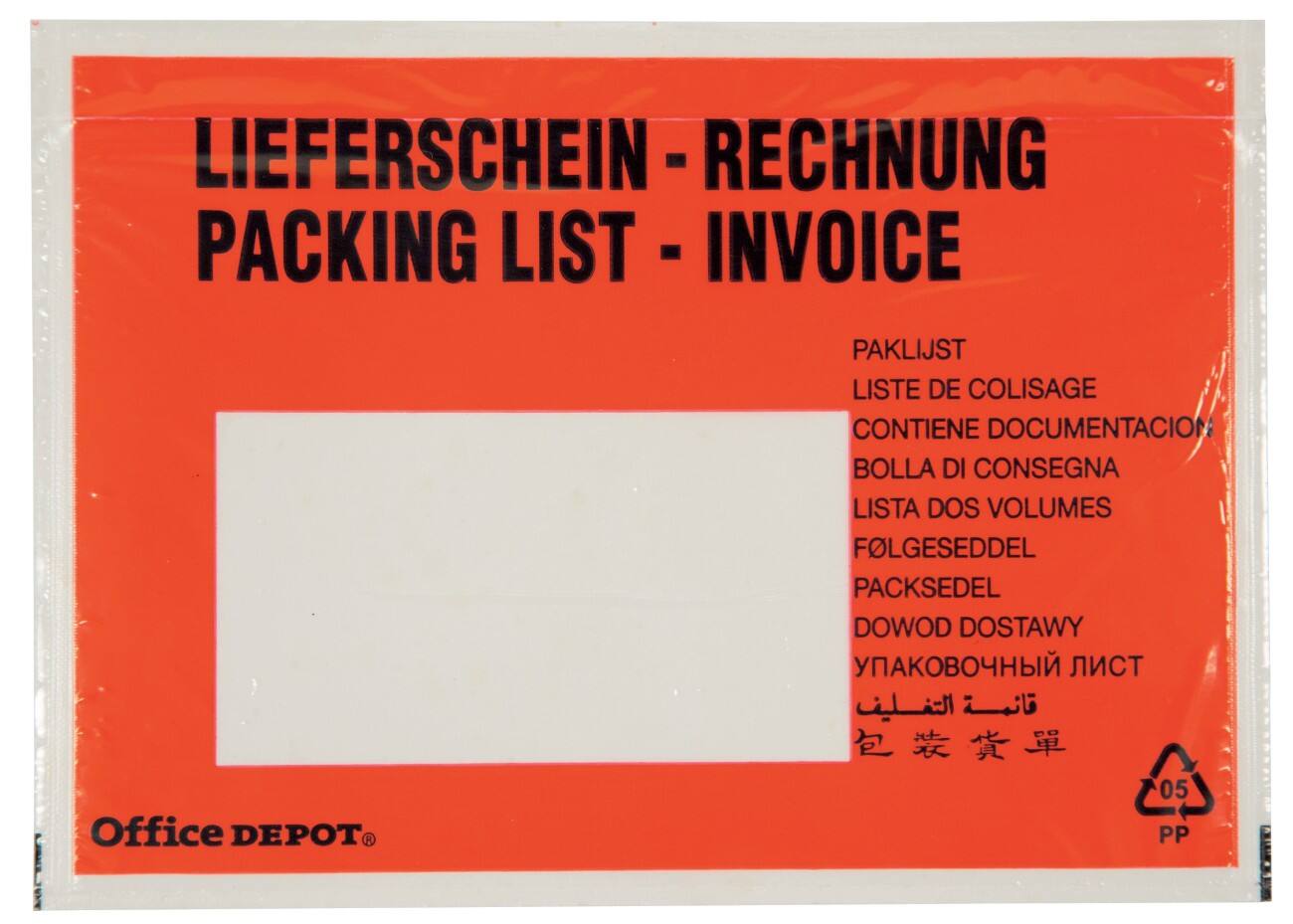 Office Depot Dokumententaschen DIN C6 11 x 17,5 cm 250 Stück