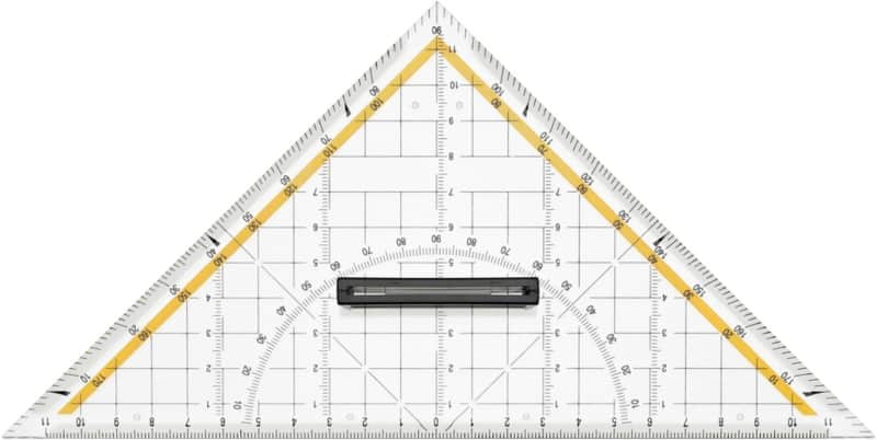 Viking Geodreieck Transparent 25 cm