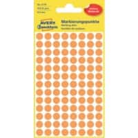 AVERY Zweckform 3178 Markierungspunkte Spezial Neonorange 4 Blatt à 104 Etiketten