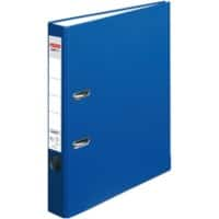 herlitz maX.file protect Ordner DIN A4 50 mm Blau 2 Ringe 5450408 Pappkarton, PP (Polypropylen) Texturiert Hochformat