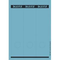 Leitz PC-beschriftbare Selbstklebende Rückenschilder 1687 Lang Für Leitz 1080 Qualitäts-Ordner Blau 62 x 285 mm 75 Stück
