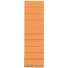 Leitz ALPHA Beschriftungsschilder 1901 Für Vollsichtreiter 6114 4-zeilig beschriftbar Orange Karton 6 x 21,5 cm 100 Stück