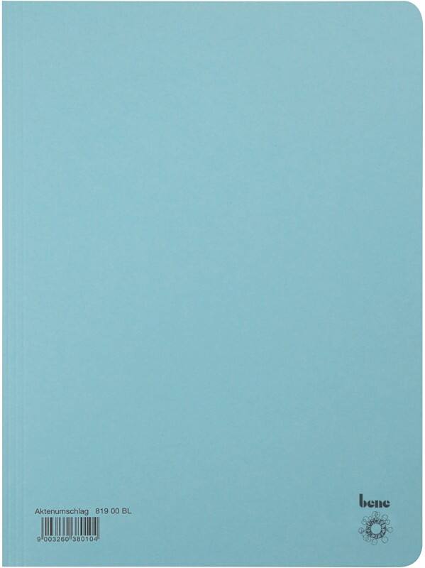 Bene Mappe DIN A4 Blau Manila 250 g/m²250 g/m²