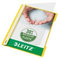 Leitz Standard Plastik-Schnellhefter 4191 DIN A4 PVC 60 Blatt Gelb