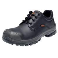 EMMA Sicherheitsschuhe Leder S3 low Größe 44 Schwarz 2 Stück