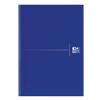 OXFORD Office Essentials A5, kartoniert blauer Einban, kariert 96 Blatt