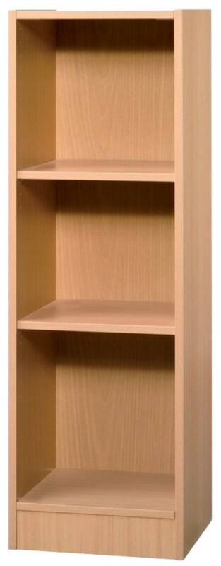 Hammerbacher Future Melaminharzbeschichtete Spanplatte Regal 2 Fachböden 406 x 400 x 1.270 mm Braun Buche