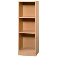 Hammerbacher Future Melaminharzbeschichtete Spanplatte Regal 2 Fachböden 406 x 400 x 1.270 mm Braun Buche