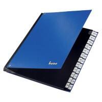 Bene Pultordner DIN A4 Blau Hartpappe A - Z 27 x 34,5 cm