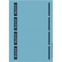 Leitz PC-beschriftbare Selbstklebende Rückenschilder 1685 Für Leitz 1080 Qualitäts-Ordner Blau 62 x 192 mm 100 Stück
