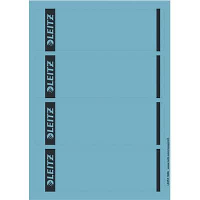 Leitz PC-beschriftbare Selbstklebende Rückenschilder 1685 Für Leitz 1080 Qualitäts-Ordner Blau 62 x 192 mm 100 Stück