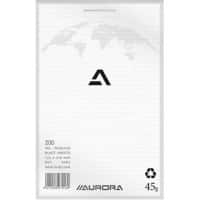 AURORA 210 x 135 mm Oben gebunden Farbig sortiert Papiercover Notebook Blanko 200 Blatt