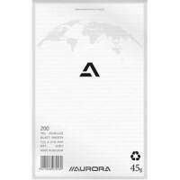 AURORA Notizbuch Spezial Blanko Gebunden Papier Weiß Nicht perforiert 400 Seiten