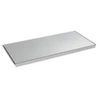 Manuflex Fachboden 2 Fachböden Stahl 970 x 300 mm Silber 2 Stück