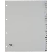 Kolma Register DIN A4 XL hoch Grau 24-teilig Perforiert LongLife (Kunststoff) A - Z