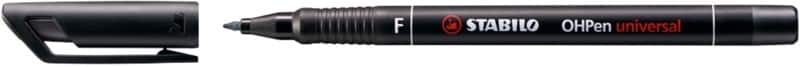 STABILO OHPen universal 842/46 Folienstift Fein Filzspitze  0,7 mm Schwarz Nachfüllbar