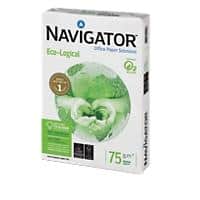 Navigator Eco-Logical DIN A4 Druckerpapier 75 g/m² Glatt Weiß 500 Blatt
