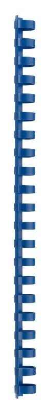 GBC Polyvinylchlorid Plastikbinderücken Blau 16 mm 145 Blatt DIN A4 100 Stück