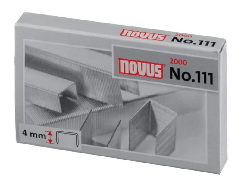 Novus NOVUS OFFICE Heftklammern Nr. 111 042-0036 Stahl Silber 2000 Heftklammern