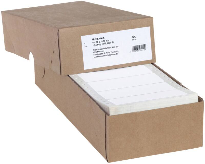 HERMA 8212 Computer-Etiketten Weiß 101,6 x 35,7 mm 4000 Stück