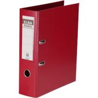 ELBA Rado Plast Ordner DIN A4 80 mm Rot 2 Ringe Rado Plast PVC (Polyvinylchlorid) Glatt Hochformat