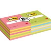 Post-it Haftnotizenwürfel 76 x 76 mm Farbig sortiert Vorteilspackung 2 Blöcke à 450 Blatt