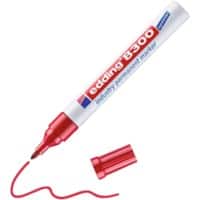 edding 8300 Industrie Permanentmarker Mittel Rundspitze Rot
