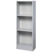 Hammerbacher Future Melaminharzbeschichtete Spanplatte Regal 2 Fachböden 406 x 400 x 1.270 mm Grau
